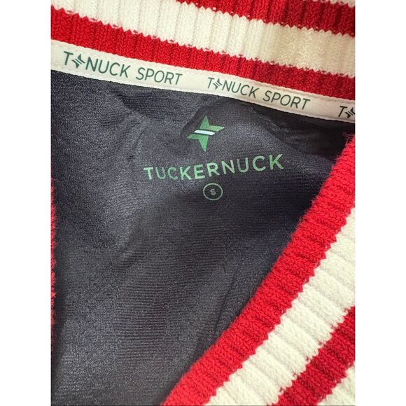 Tuckernuck  Turner Pullover Sweater Tennis Prep Size Small $148 V Neck - Picture 9 of 11